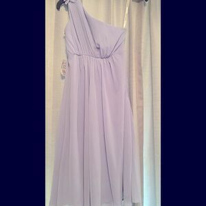 💥David’s Bridal Bluebird colored bridesmaids Dress Size:4
